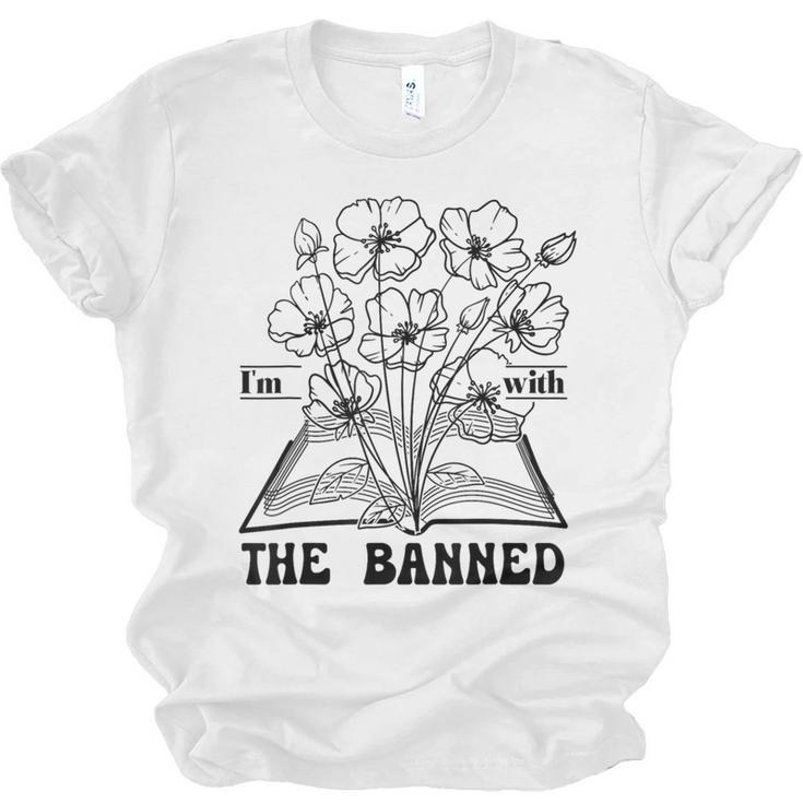I'm With The Banned Banned Book Club Unisex Jersey T-Shirt