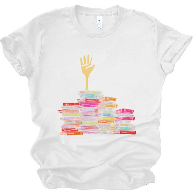 I'm Ok Books Boooks Lover Premium Tri-Blend Unisex Jersey T-Shirt