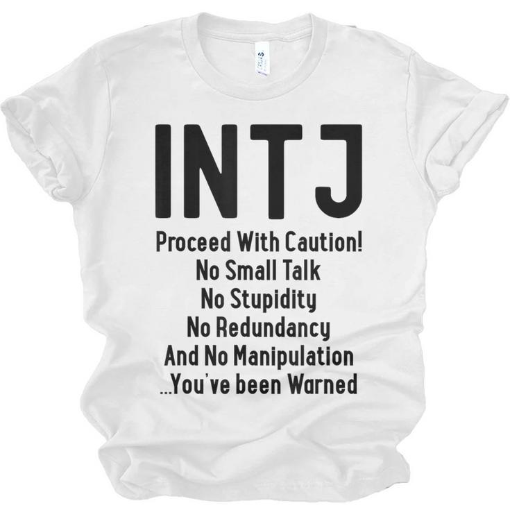 INTJ Rules Architect Personality Type Introvert Unisex Jersey T-Shirt