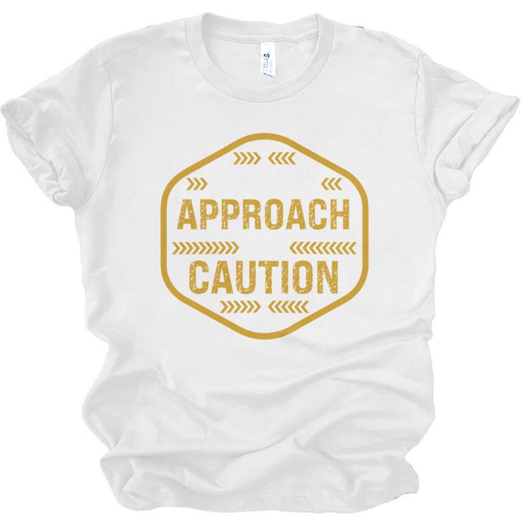 Introvert Approach With Caution For Introverted People Unisex Jersey T-Shirt
