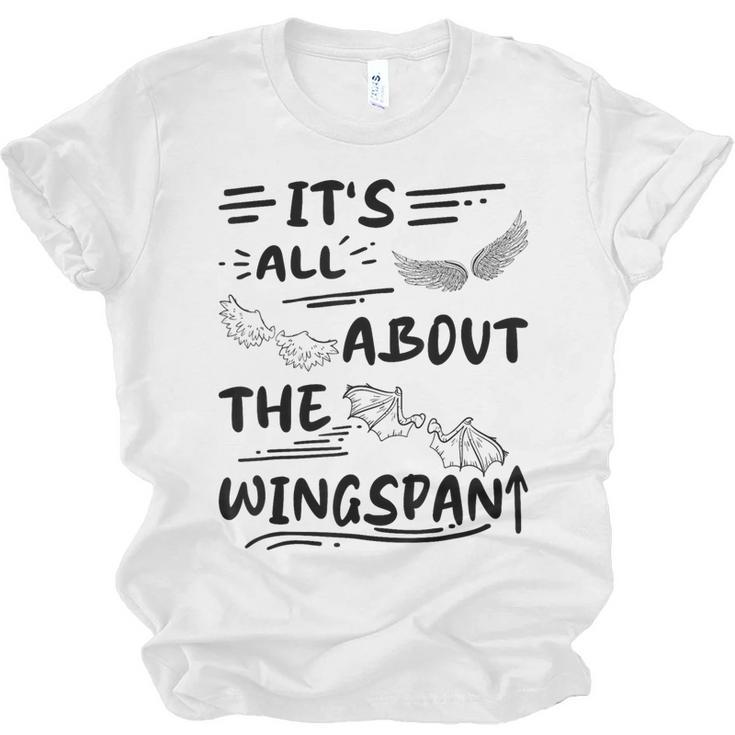 It's All About The Wingspan For Book Lover Unisex Jersey T-Shirt