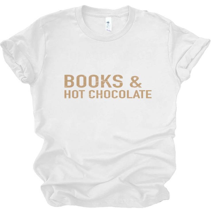 Jolabokaflod Because Books And Hot Chocolate  T-Shirt Unisex Jersey T-Shirt