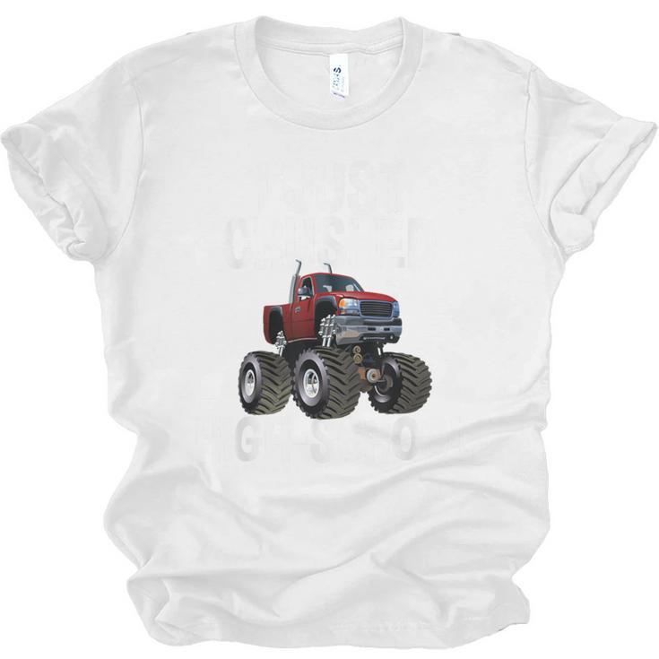 I Just Crushed High School Graduation Monster Truck Shirt Unisex Jersey T-Shirt