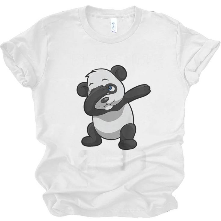 Kids Class Of 2030 Shirt Graduation Dabbing Panda Shirt Unisex Jersey T-Shirt