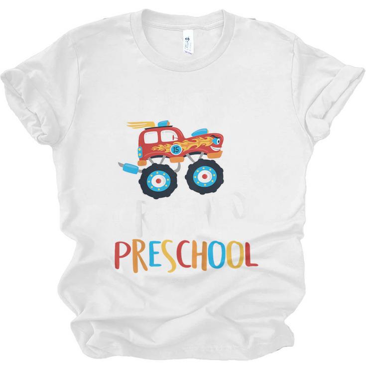 Kids I Just Crushed Preschool Monster Graduation Pre-K Shirt Unisex Jersey T-Shirt
