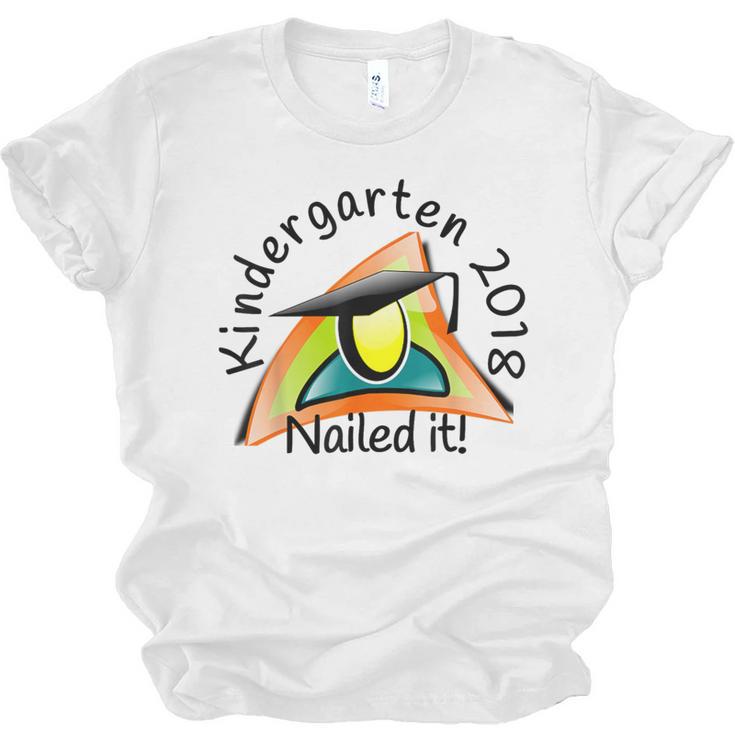 Kids Kindergarten 2018 Nailed It Graduation Unisex Jersey T-Shirt