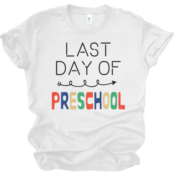 Kids Last Day Of Preschool Graduation Unisex Jersey T-Shirt