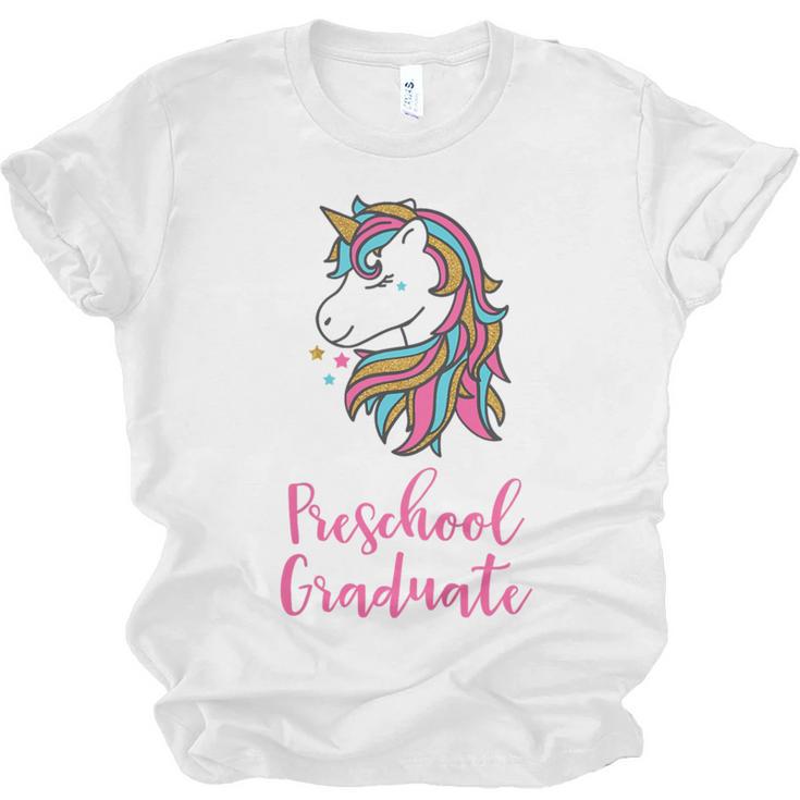 Kids Unicorn Preschool Graduation Unisex Jersey T-Shirt
