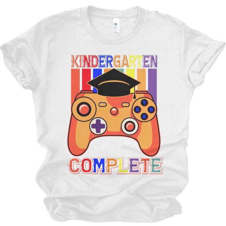 Kindergarten Graduation Level Complete Gamer Graduation Kids Unisex Jersey T-Shirt