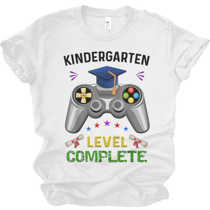 Kindergarten Level Complete Graduation Class 2023 Gamer Kids Unisex Jersey T-Shirt