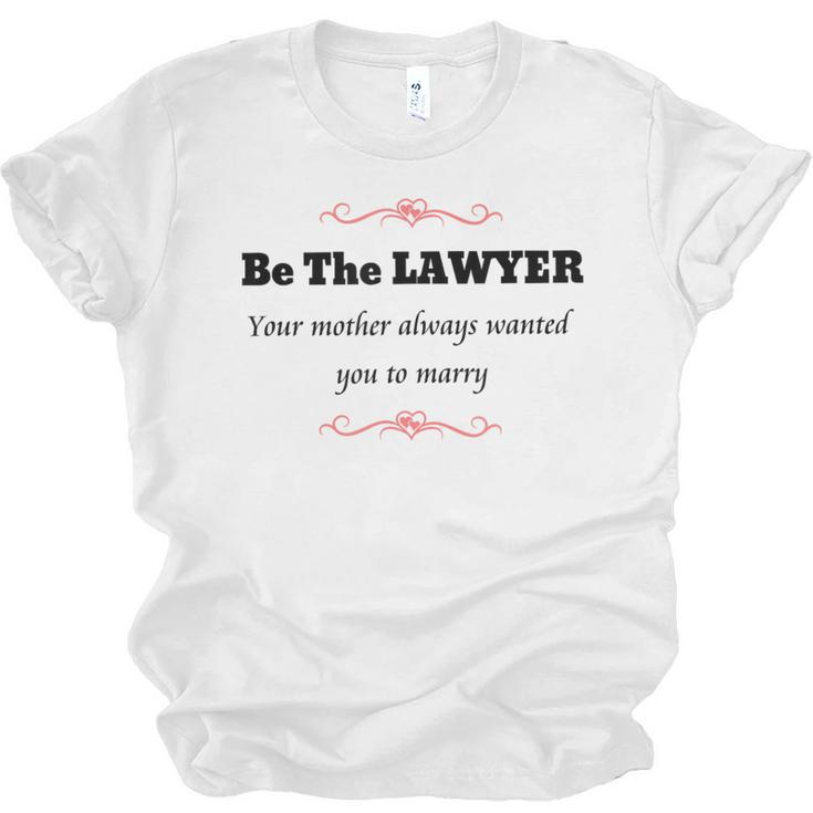 Lawyer Law School Graduation T Shirt Female Graduate Unisex Jersey T-Shirt