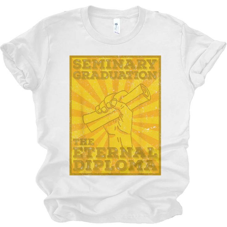 LDS Mormon Seminary Graduation Eternal Diploma Shirt Unisex Jersey T-Shirt