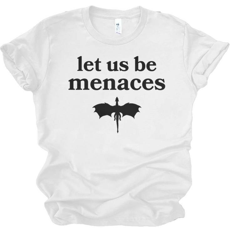 Let Us Be Menaces Dragon Book Lover Unisex Jersey T-Shirt