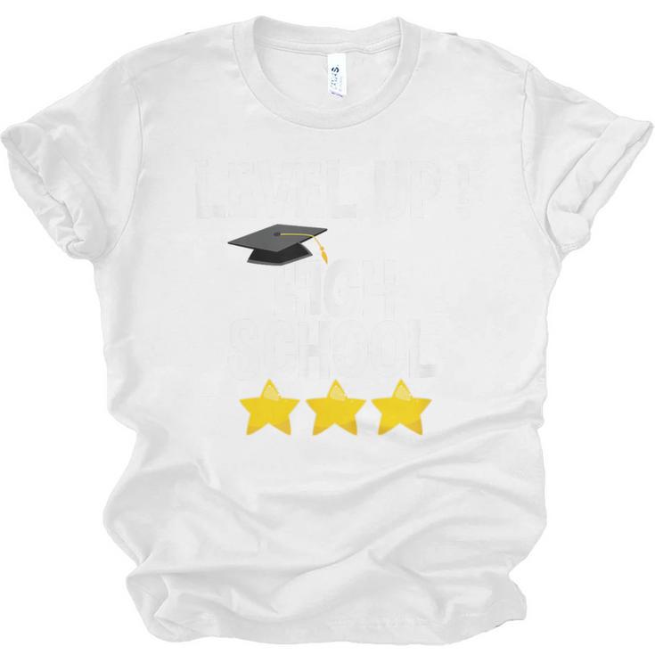 Level Up High School 8th Grade Graduation  T-Shirt Unisex Jersey T-Shirt