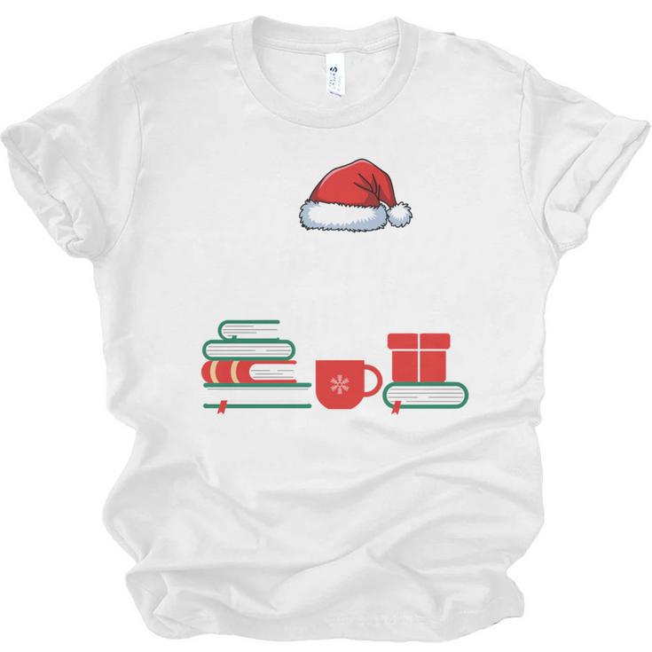Library Crew Book Lovers Librarian Xmas Holiday Christmas Unisex Jersey T-Shirt