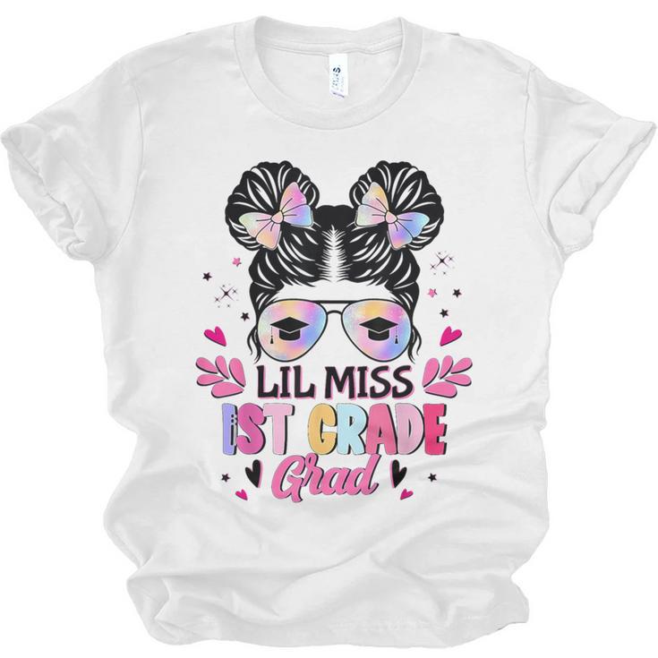 Lil Miss 1st Grade Grad Graduation Last Day Of 1st Grade Unisex Jersey T-Shirt