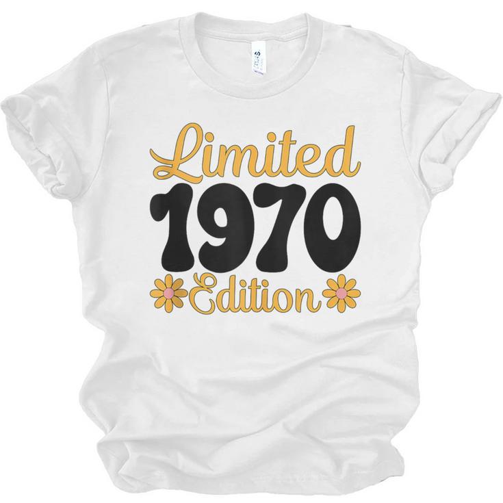 Limited 1970 Edition Retro Vintage 70s Nostalgia Unisex Jersey T-Shirt