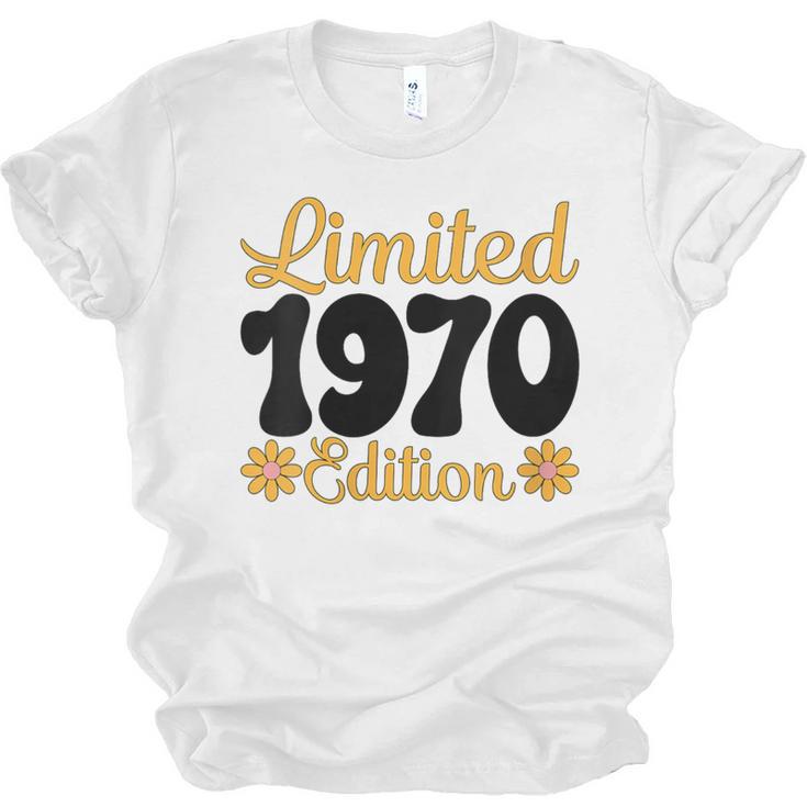 Limited 1970 Edition Retro Vintage 70s Nostalgia Unisex Jersey T-Shirt