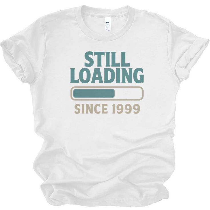 Still Loading Since 1999 Retro Tech Nostalgia Premium Tri-Blend Unisex Jersey T-Shirt