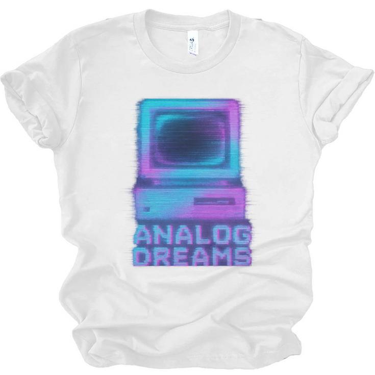 Lofi Reverie Analog Dreams Pixel 90s Desktop VHS Nostalgia Unisex Jersey T-Shirt