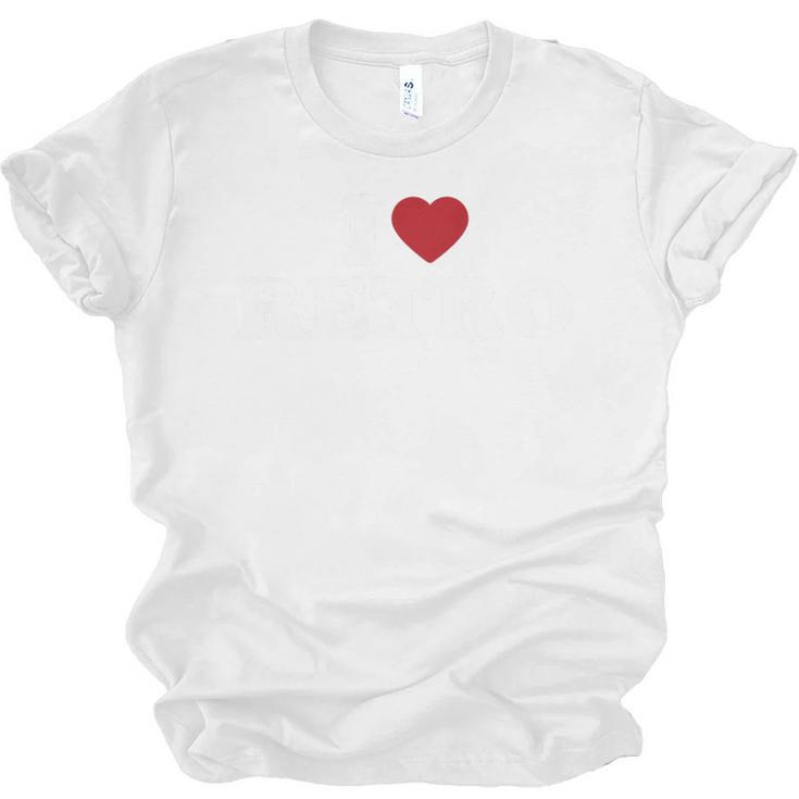 I Love Retro Vintage 80s 90s Nostalgia Premium Tri-Blend Unisex Jersey T-Shirt