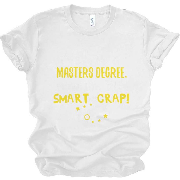 Masters Degree Graduation Men Women MSW MPH Premium Unisex Jersey T-Shirt