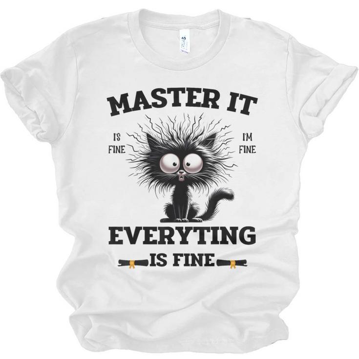 Masters Mastered It Graduate Master Degree Graduation Unisex Jersey T-Shirt