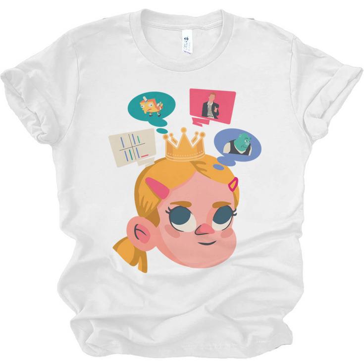 Meme Queen In Silence Introvert Anti People Antisocial Quiet Unisex Jersey T-Shirt