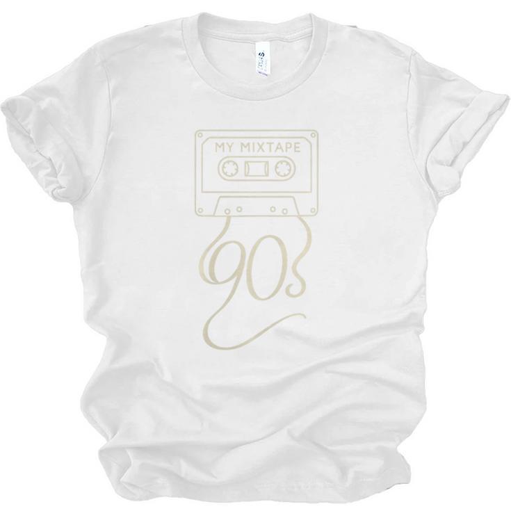 My Mixtape 90s – Retro Cassette Tape Nostalgia Premium Tri-Blend Unisex Jersey T-Shirt