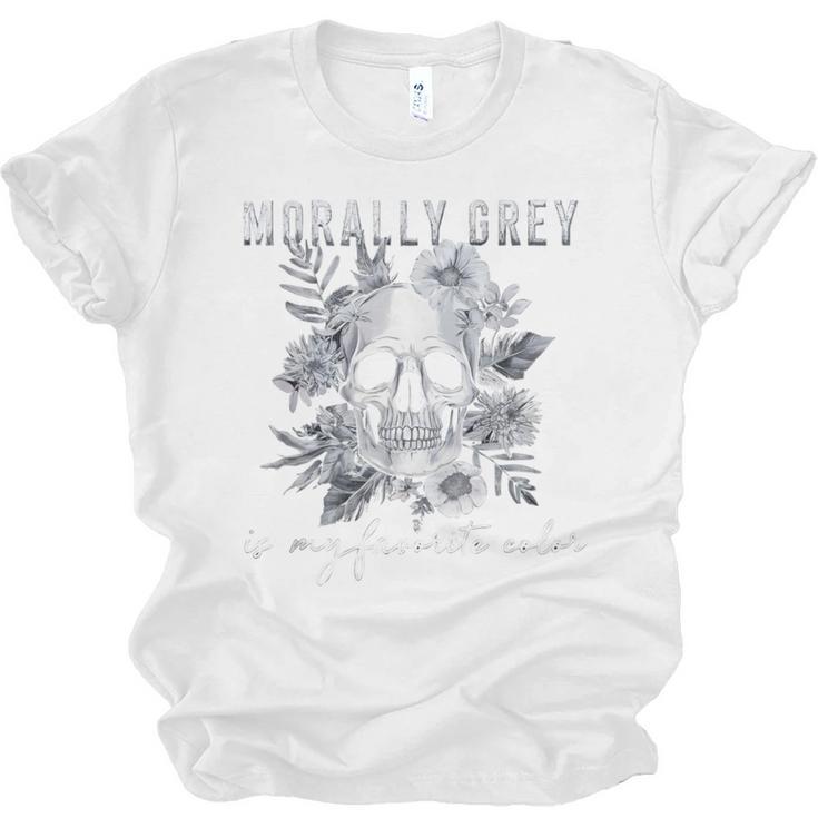 Morally Grey Is My Favorite Color Morally Grey Book Club Unisex Jersey T-Shirt