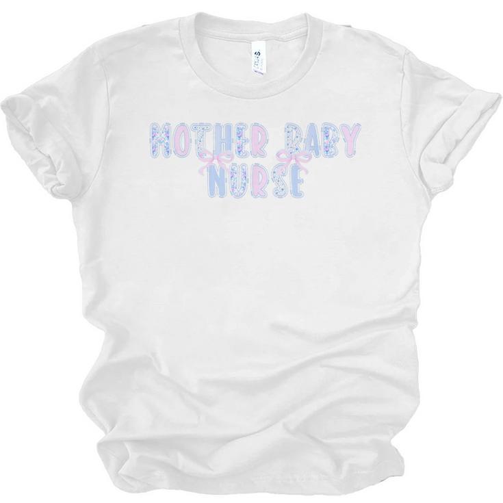 Mother Baby Nurse Postpartum Mom Nursing Graduation Unisex Jersey T-Shirt