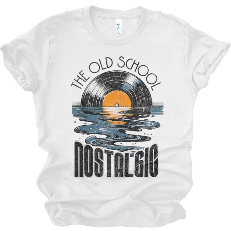 Music Old School Nostalgia Record Unisex Jersey T-Shirt