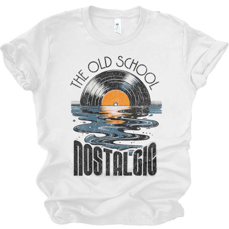 Music Old School Nostalgia Record Unisex Jersey T-Shirt