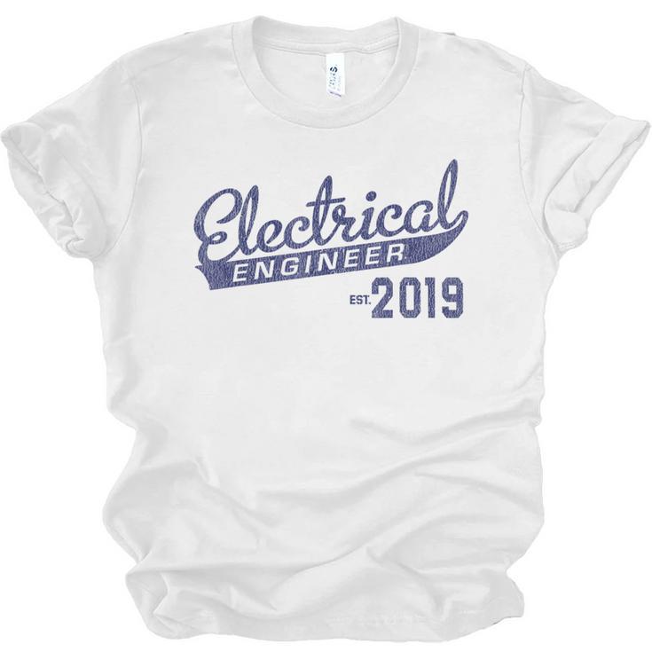 New Electrical Engineer Est 2019 Graduation Unisex Jersey T-Shirt