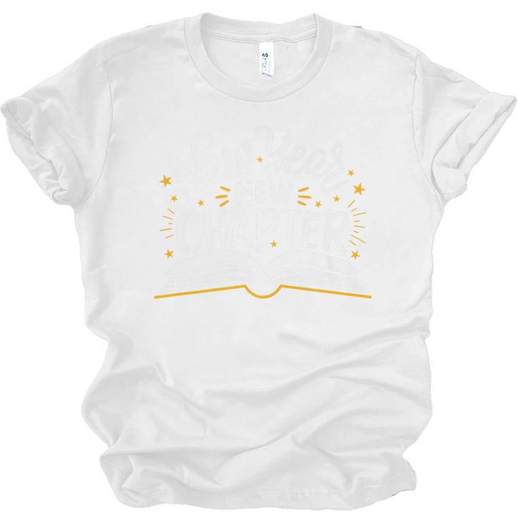 New Year New Chapter Happy New Year 2025 Book Premium Unisex Jersey T-Shirt