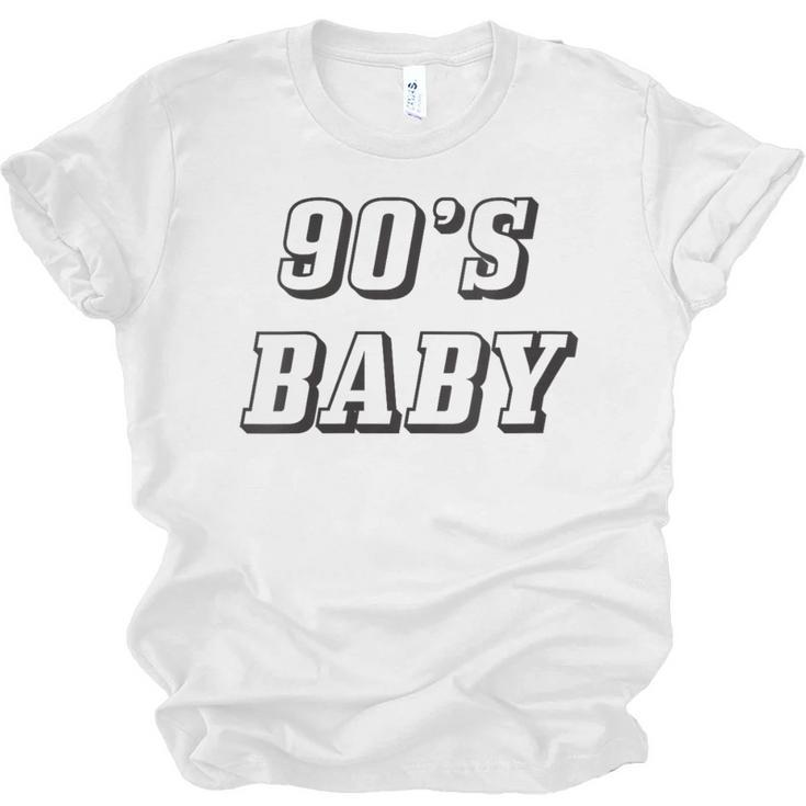 Nineties Era Nostalgia Lover Retro Born 90s Baby Vibes Unisex Jersey T-Shirt