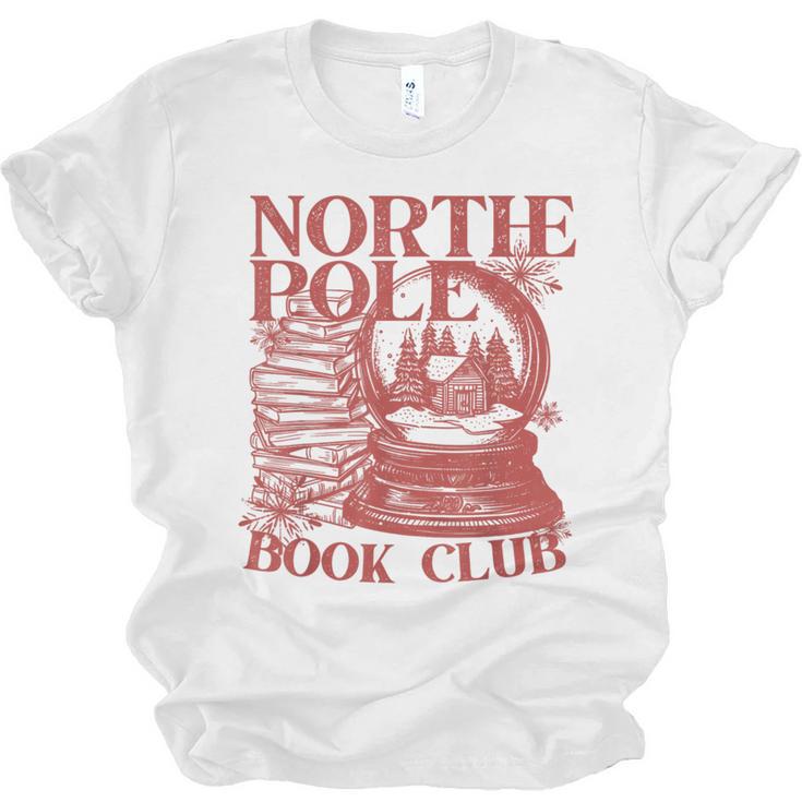 North Pole Book Club Christmas Unisex Jersey T-Shirt