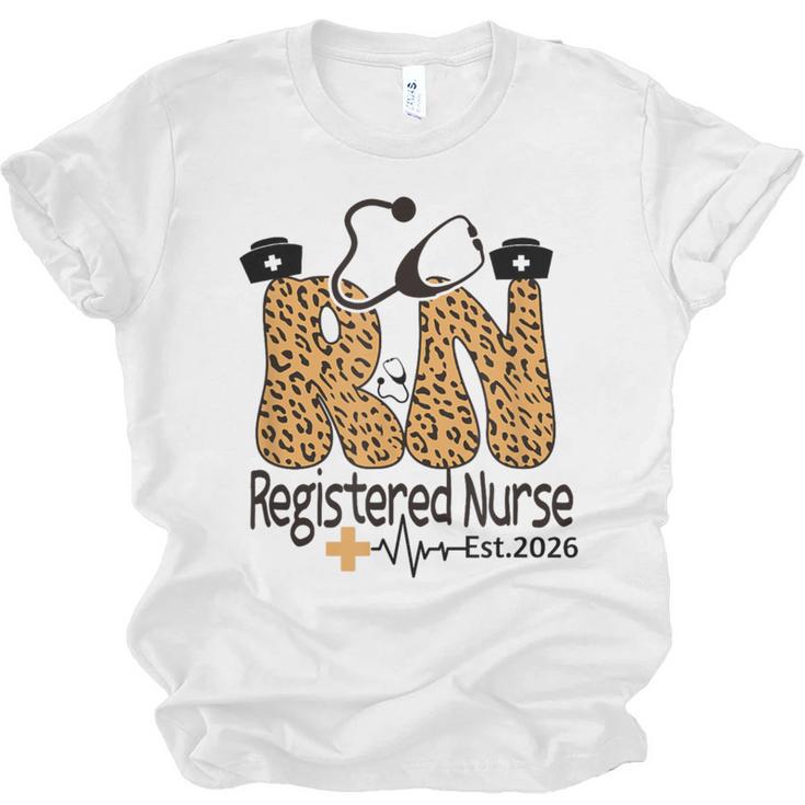 Nurse Est 2026 Graduation Graduate Nursing Student RN LPN Unisex Jersey T-Shirt