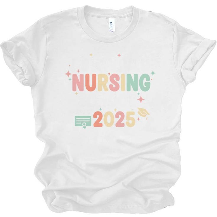 Nurse I Survived Nursing School Class Of 2025 Graduation Unisex Jersey T-Shirt