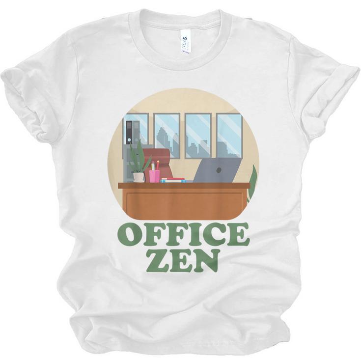 Office Zen Introvert Office Staff Secretary Employee Admin Unisex Jersey T-Shirt