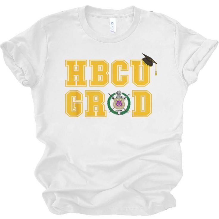 Omega Psi Phi Fraternity Paraphernalia HBCU Graduation Unisex Jersey T-Shirt