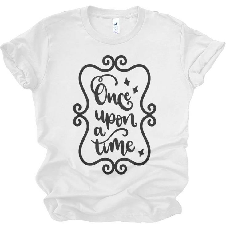 Once Upon A Time Fairytale Book Lover Reading Unisex Jersey T-Shirt