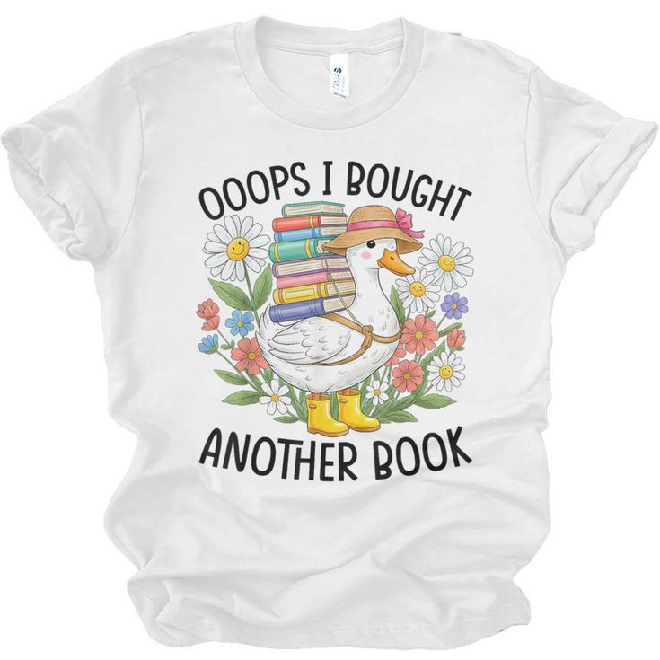 Oops I Bought Another Book Goose Unisex Jersey T-Shirt