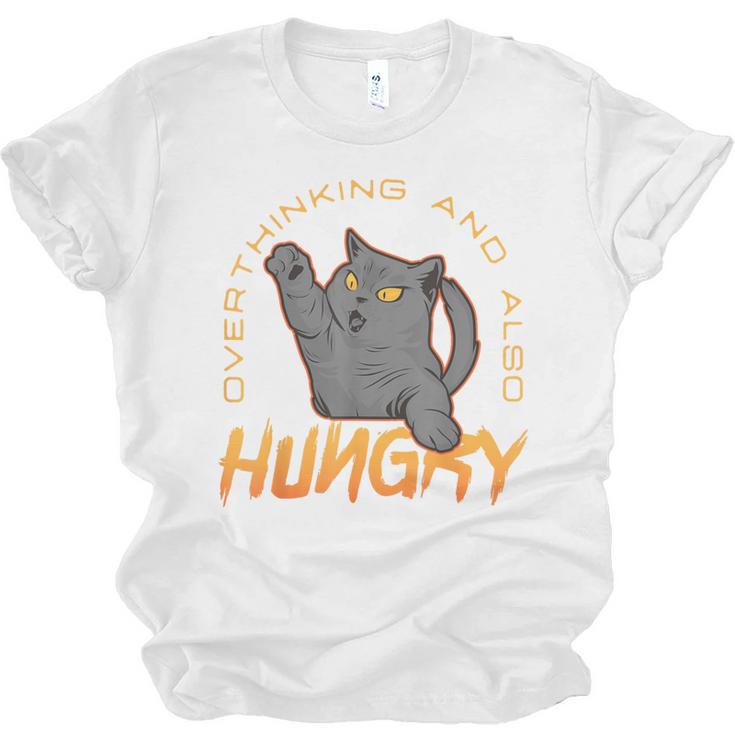 Overthinking And Also Hungry Introverted Overthinker Unisex Jersey T-Shirt