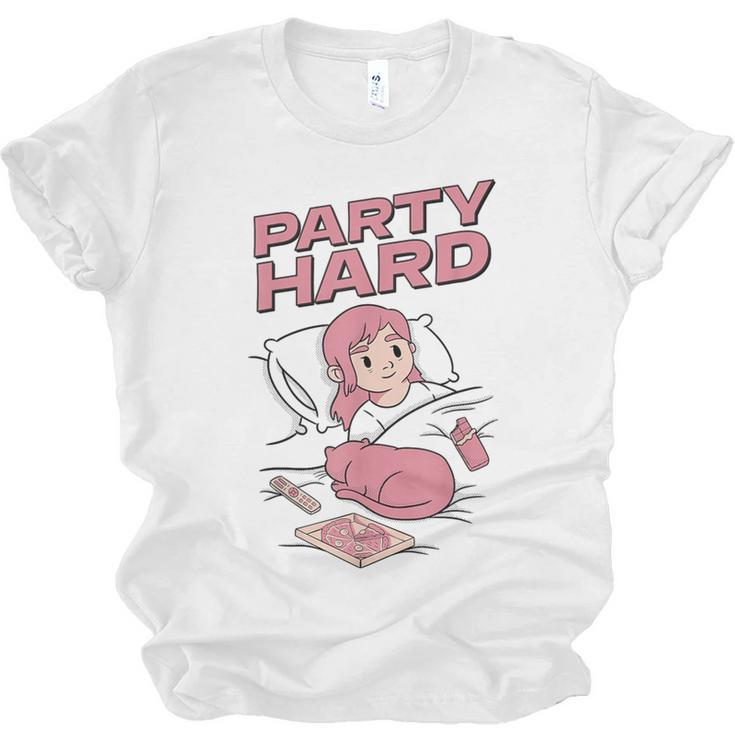 Party Hard Comfortable Stay At Home Introvert Unisex Jersey T-Shirt