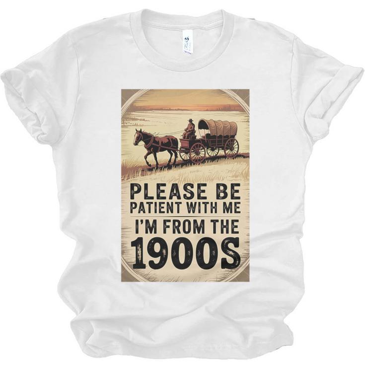 Be Patient With Me I'm From The 1900s Birthday Retirement Premium Tri-Blend Unisex Jersey T-Shirt