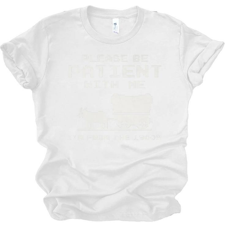 Please Patient I'm From The 1900s Boomer Meme Premium Unisex Jersey T-Shirt