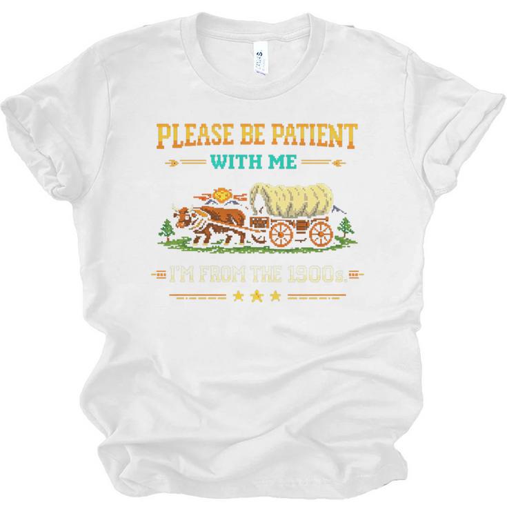 Please Be Patient With Me I'm From The 1900s Classic Game Premium Tri-Blend Unisex Jersey T-Shirt