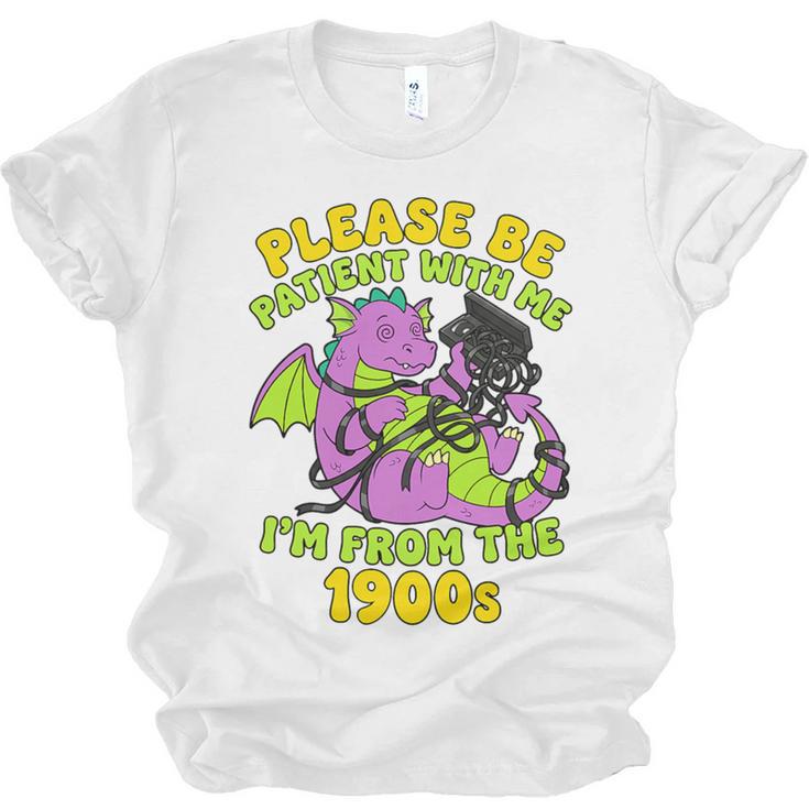 Please Be Patient I'm From The 1900s Dragon Men Women Premium Tri-Blend Unisex Jersey T-Shirt
