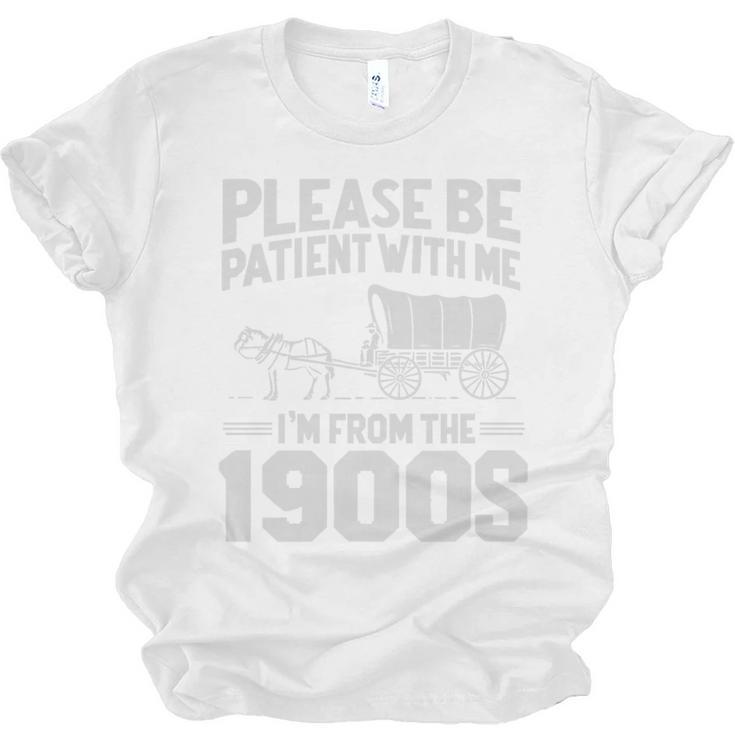 Please Be Patient I'm From The 1900s Over The Hill Premium Tri-Blend Unisex Jersey T-Shirt